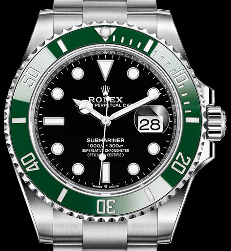 rolex green bezel black dial|rolex submariner green ceramic bezel.